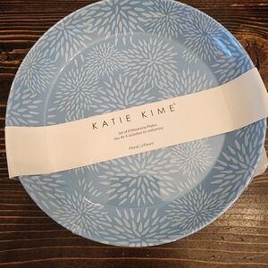 Kate Kime set of 4 Melamine Plates NIP